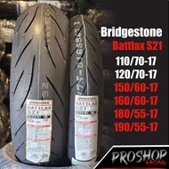 ยาง Bridgestone Battlax S21 ขนาด 110 150 120/160/180/190