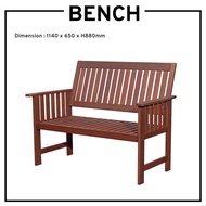 Wooden Bench Solid Wood Bench Chair Long Bench Chair Outdoor Bench Chair Come With Cushion Seat