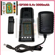 [ส่งด่วนในไทย]แบตลิเธียม วิทยุสื่อสาร motolora gp300 7.4v 3000mAh ครบชุด แบต คลิปหลัง ที่ชาร์จ