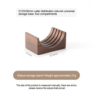 Espresso Coffee Filter Screen Holder Coffee Making Puck Screen Bracket Wooden Walnut Stand Rack for