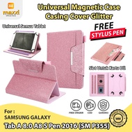 Samsung Tab A 8 A8 S Pen 2016 P355 Tablet Casing Case Glitter Magnet