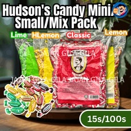 [HALAL] Hudson’s Hard Candy Classic / Lime / Lemon / Honey Lemon Small / Mini / Mix Pack 100pcs / 15