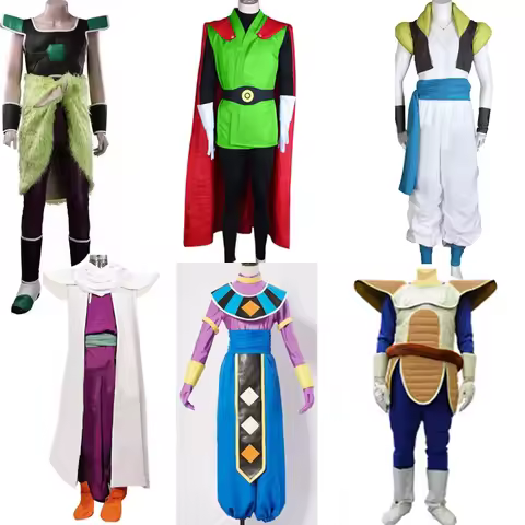 Anime Ball Son Gohan Gogeta Broli Saiyan Birusu Cosplay Costume Custom Made