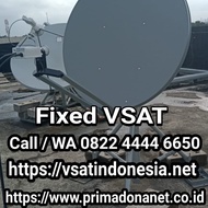 Internet Satelit VSAT Dedicated Bandwidth - Kuota Unlimited Tanpa FUP