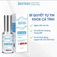 Xịt khử mùi toàn thân lăn khử mùi BEUFRESH ngăn tiết mồ hôi hạn chế mùi cơ thể 30ml