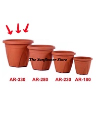 Ar-330 Flower Plastic Pot / Pasu Bunga Plastik 塑料花盆
