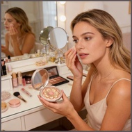 Highlight Powder 3.5g Glitter Contour Base Flower Art Design Highlight Makeup for Women Lady Mother 