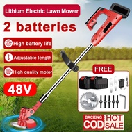 Lawn Mower 48V Rechargeable Lawn Mower Cordless Electric Lawn Mower Home Portable Lawn Trimmer