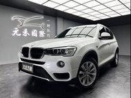 99.8萬 2017年式 F25型 BMW X3 xDrive20i 2.0 汽油 雪亮白 元禾阿佑