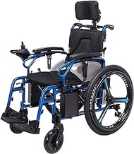 Luxurious and lightweight Medical Rehab Wheelchair For Seniors Old People Heavy Duty With Headrest Foldable And Lightweight Powered Wheelchair 360° Joystick