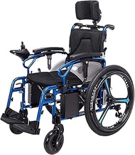 Luxurious and lightweight Medical Rehab Wheelchair For Seniors Old People Heavy Duty With Headrest Foldable And Lightweight Powered Wheelchair 360° Joystick