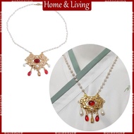 AOTO Graceful Hanfu Accessories Traditional Chinese Necklace with Symbolic Meaning