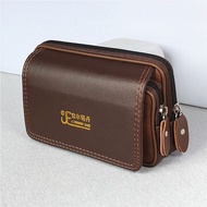 AT/🍅New Mobile Phone Bag Men's Construction Site Work Multi-Functional Belt Cell Phone Case Middle-Aged and Elderly Thic