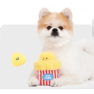 Korean Squeaky Dog Toys set/pop corn Dog Toy set