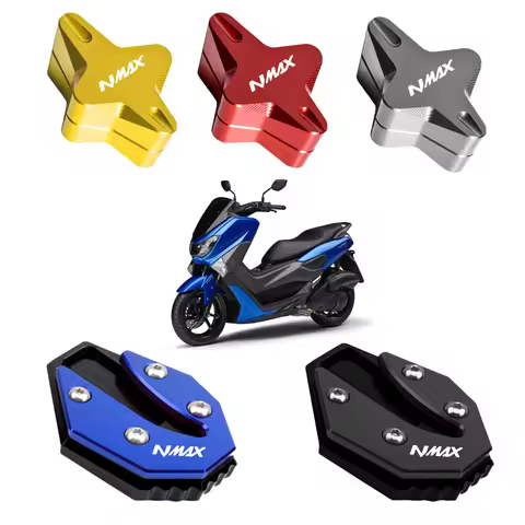 Motorcycles Foot Side Stand Enlarger Plate Pad Kickstand Extension For YAMAHA NMAX155 NMAX125 NMAX n