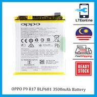 LTEonline ORIGINAL OPPO F9 OPPO R17 BLP681 3500mAh Battery Batteries