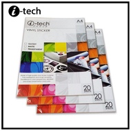 Waterproof Printable iTech Vinyl Sticker A4 20 Sheets Matte / Glossy / Transparent I-tech Brand