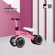 NEW Sepeda Anak Balance Bike Exotic Sepeda Anak Pemula Roda 4