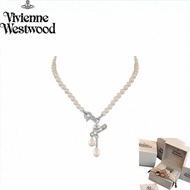 Vivienne Westwood Official Store - New Solid Silver Jewelry - Comes with Gift BoxSmall Claude Pearl 