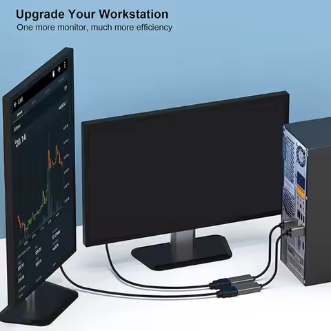 Advanced DP to Hdmis Converters Supports 8K 650Hz 4K 120Hz Resolution Plugs and Play Design For Gami
