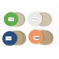 <BUBL> 20pcs and 3 Inch 3000,5000, 7000,10000Grit Sand Paper Sanding Discs