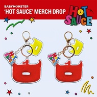 Baby Monster < HOT SAUCE > Flash Keychain Pendant Bag Accessories Baby Monster Merchandise