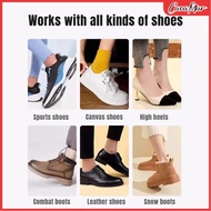 CM 28cm-72cm Telescopic Stainless Steel Shoe Horn Adjustable Long Handle Shoe SpoonShoe Wearing Tool