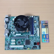 เมนบอร์ด ACER H81H3-AM SOCKET LGA1150 DDR3 +ฝาหลัง พร้อม Ram DDR3 2GB พร้อม CPU intel cpuคละรุ่น