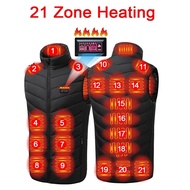 【chengyuanshop】 21 Areas Heated Jacket Men Jacket Heated Winter Women Electric Usb Heater Tactical J