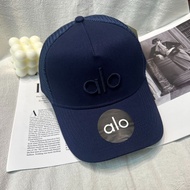 SY Alo Yoga Mesh Hat Men And Women Hard Top Baseball Cap Baseball Cap Couples Breathable Sun Protect