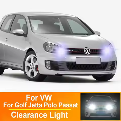 2Pcs T10 W5W LED Clearance Parking Light For VW Golf 2 3 4 5 6 7 Jetta Polo 6R 6C 6N 6N1 6N2 9N 9N3 