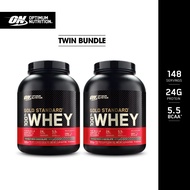 [12.12 Exclusive Bundle] Optimum Nutrition Gold Standard 100% Whey Protein (5lbs) x 2