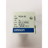 OMRON TIMER H3JA-8C AC200/240 5S