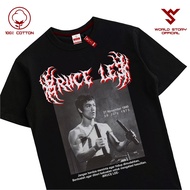 World Story - Bruce Lee Metal T-Shirt Kungfu Karate T-Shirt
