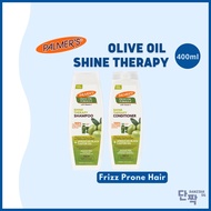 Palmer's Olive Oil Formula Shine Therapy Smoothening Shampoo and Conditioner 400ml (For Frizz Prone Hair)