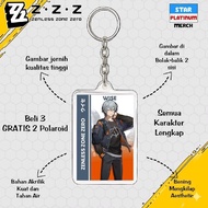 Gantungan Kunci Zenless Zone Zero - Keychain Zenless Zone Zero - Ganci Anime Game -