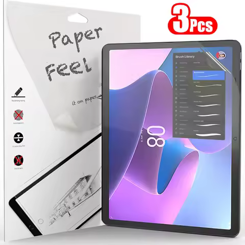 3Pcs Paper Feel Like Screen Protector for Lenovo TAB M10 2nd Pro 3rd Plus 1st Gen M9 M8 M11 P12 Pro 