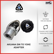 AKUANA Din To Yoke Adapter 232Bar for Scuba Diving Regulator First Stage