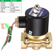 Van điện từ 2W-200-20 3/4" Φ27 mm Van điện từ lõi đồng AC 220V Solenoid valve