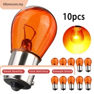 LOMC◇10PCS PY21W BA15S Amber Indicator Bayonet Base Lamp Turn Signal Car Light R