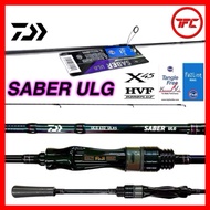 DAIWA SABER ULG Ultra Light Game Spinning & Baitcasting Rod BC Baitcast UL Ultralight 20’
