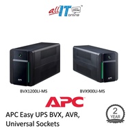 APC Easy UPS BVX, 230V, AVR, Universal Sockets BVX1200LI-MS/BVX900LI-MS