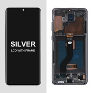 Super AMOLED สําหรับ Samsung S20 PLUS จอแสดงผล LCD กรอบ S20 + G985 G985F G985F/DS จอแสดงผล LCD Touch