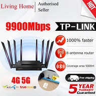 【TP-Link】4G 5G Wifi Router Sokong Kad SIM 9000Mbps Boost Internet Speed ​​Faster Than Rocket Modem U