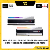 Ram D5 G.SKILL TRIDENT Z5 RGB 32GB 6000MHZ DDR5 (16GBX2) F5-6000J40F16Gx2-TZ5RS - Genuine Product
