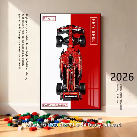 NEW lego technics Display Wallboard Suitable for LEGO 42171 SF-24F1 building block car model Photo F