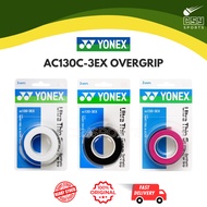 [100% ORI] YONEX Badminton Overgrip AC130-3EX AC130-3 Grip (3 grips in a pack)