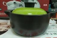 板橋-長美《全新現貨特價品》美國Ammeloo 2.5L甄陶系列 淺湯煲陶鍋/陶瓷鍋/湯鍋 ~陶鍋R1DC1~有現貨
