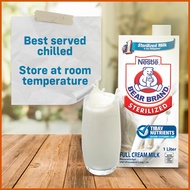 ∥ ➵ ▘ Bear Brand Sterilized UHT Milk 1L - Pack of 3