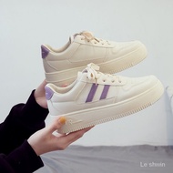 YK8 White Shoes Kasut Perempuan Korean Style Versatile Platform Casual Shoes Sneakers